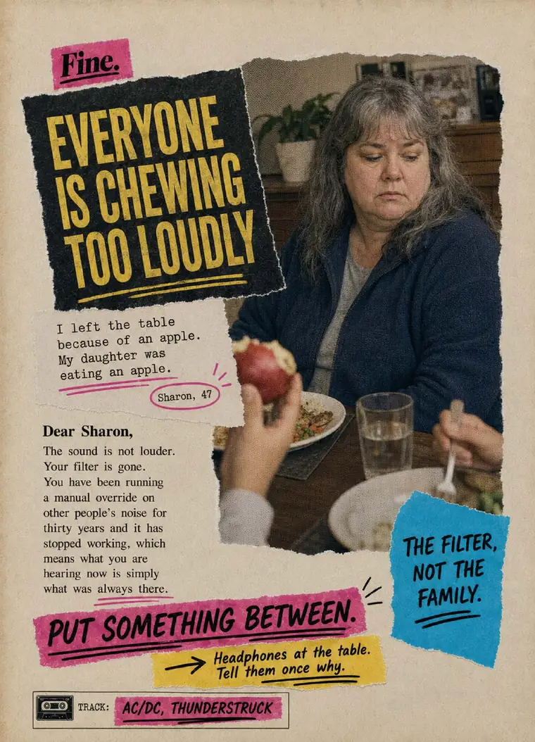 Fine. card 7, Everyone Is Chewing Too Loudly