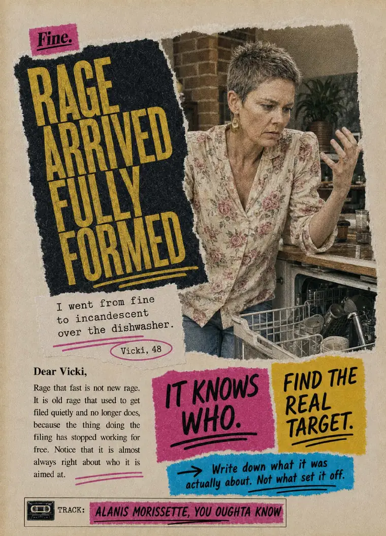 Fine. card 12, Rage Arrived Fully Formed