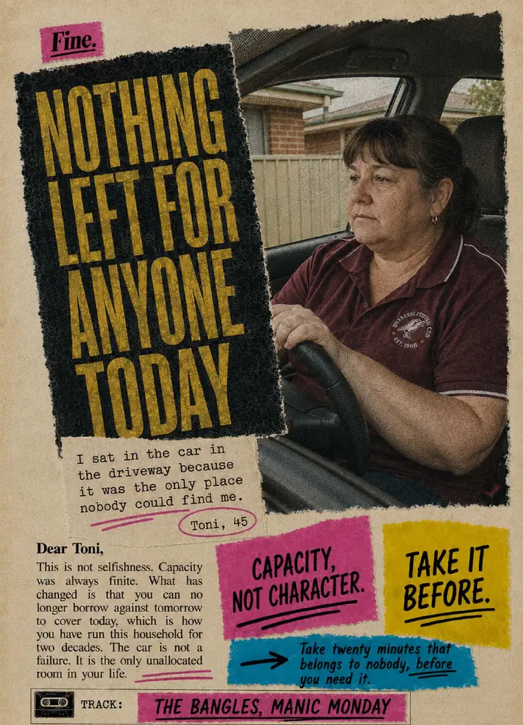 Fine. card 17, Nothing Left For Anyone Today