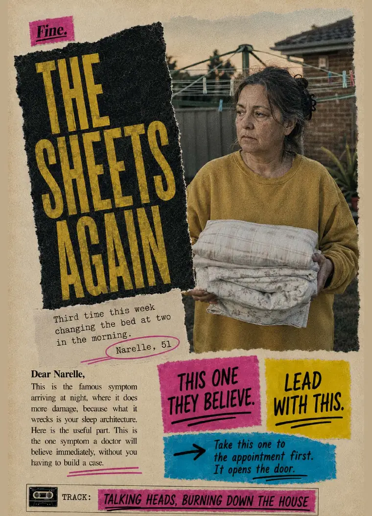Fine. card 19, The Sheets Again