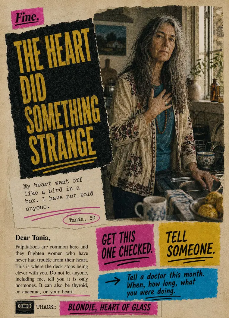 Fine. card 25, The Heart Did Something Strange