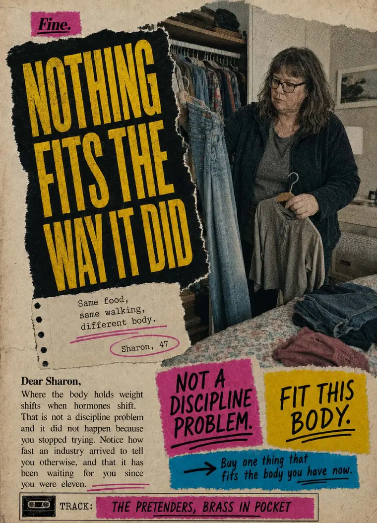 Fine. card 27, Nothing Fits The Way It Did