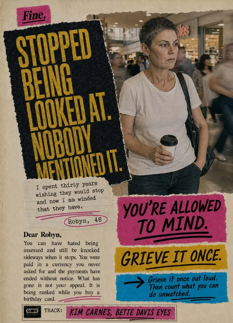 Fine. card 29, Stopped Being Looked At. Nobody Mentioned It.
