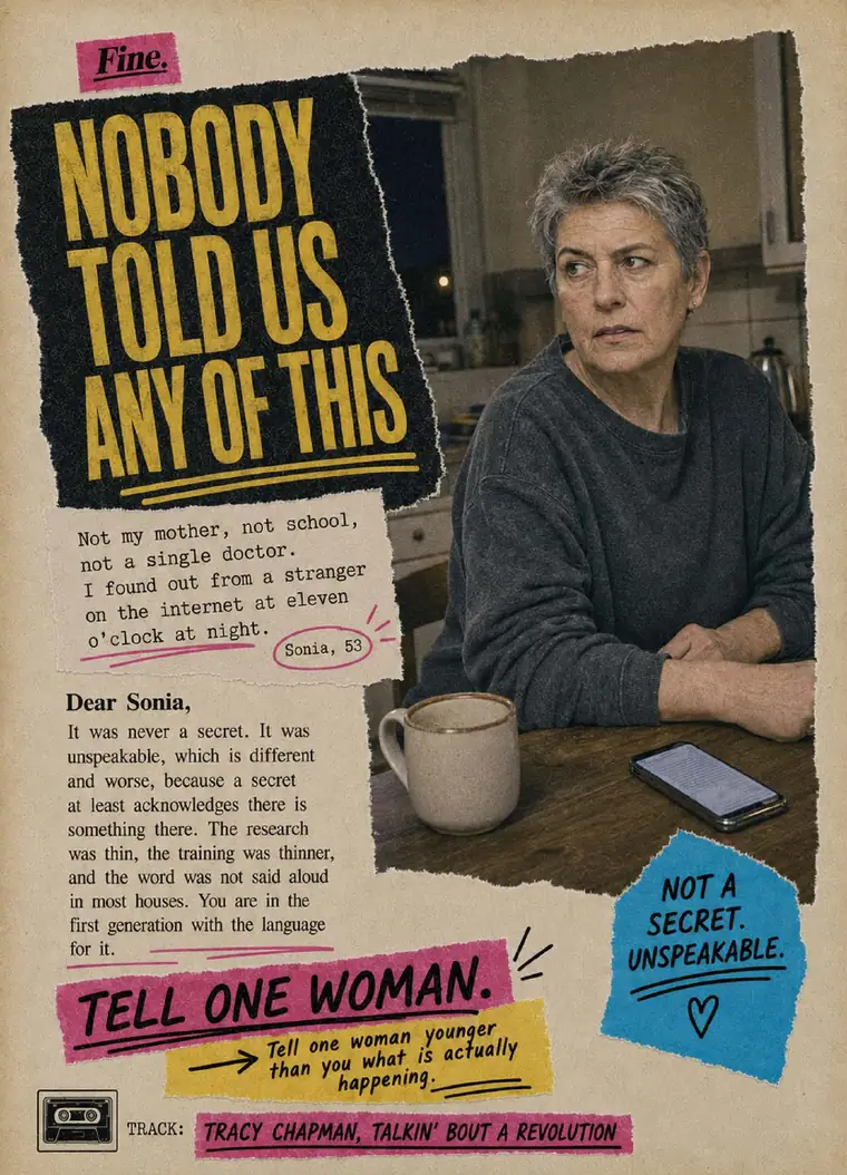 Fine. card 37, Nobody Told Us Any Of This