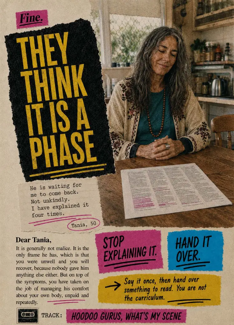 Fine. card 40, They Think It Is A Phase