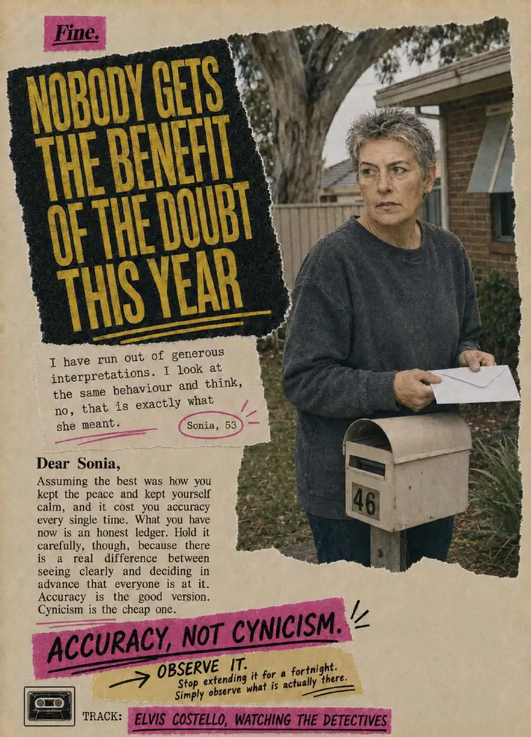 Fine. card 46, Nobody Gets The Benefit Of The Doubt This Year