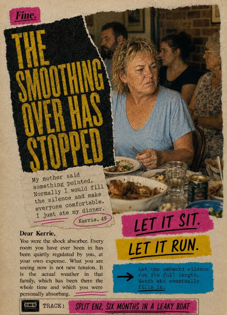Fine. card 47, The Smoothing Over Has Stopped